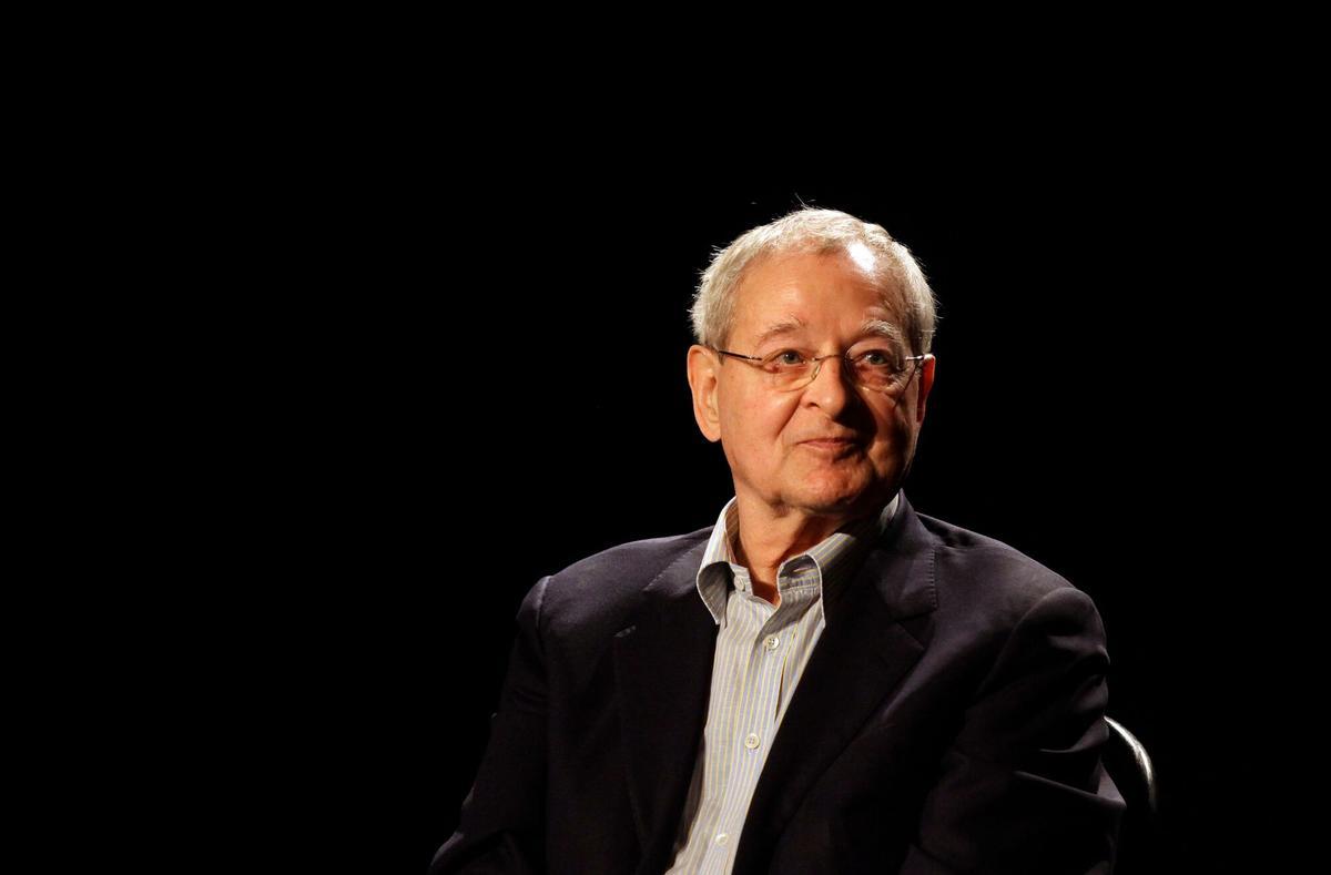 (FILES) Peter Nadas, Hungarian writer and Nobel Prize in Literature nominee is pictured during the presentation of his new book, 'Forensic Investigation' at the Eotvos10 cultural centre of Budapest on October 24, 2024. Hungarian author Peter Nadas, renowned for his epic surrealist meditations on the darker chapters of 20th-century European history, died on August 26, 2026 aged 83 at his home in Gombosszeg, western Hungary, his publicist told AFP. (Photo by PETER KOHALMI / AFP)