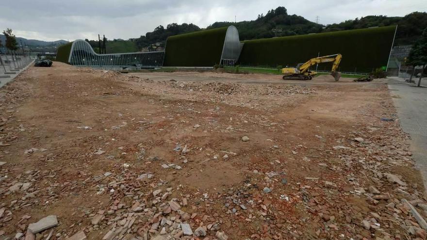 La parcela en la que se levantaba el cuartel, que será destinada a aparcamiento.