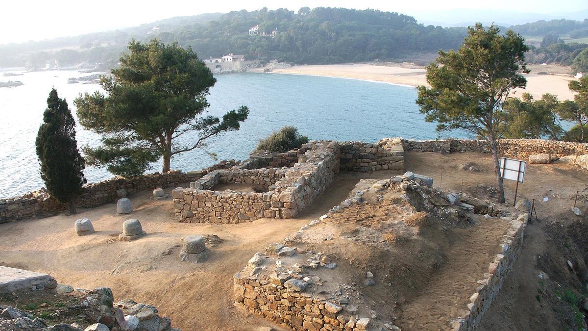 Playa del Castell, en Palamós.