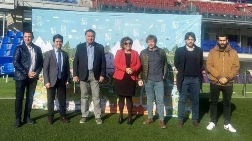 El club oscense promociona el Alto Aragón con anuncios de TV