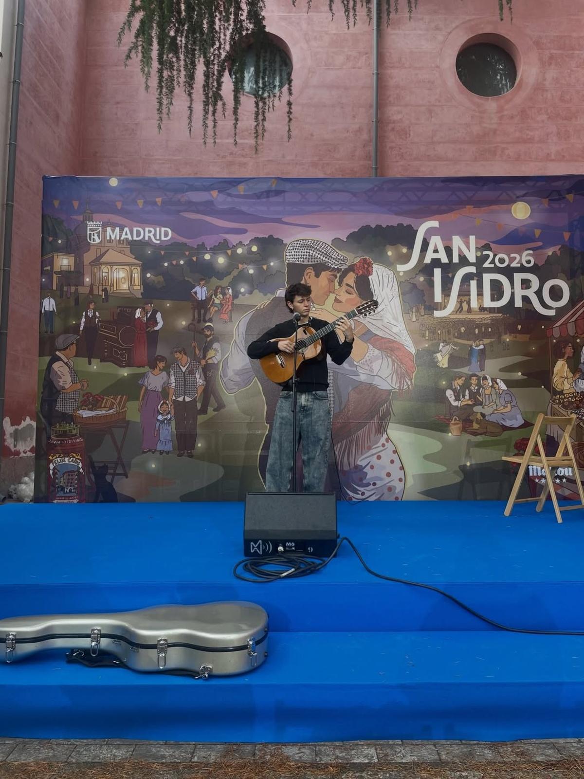 Pablito Tedeka participó en la presentación de la programación de San Isidro y dará dos actuaciones más a lo largo de las fiestas