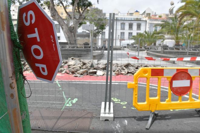 Obras en la zona de General Bravo