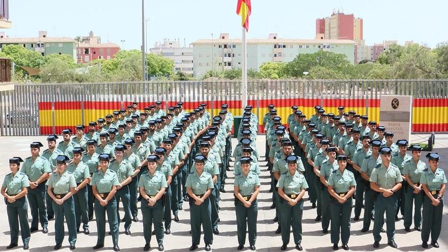 La Guardia Civil se refuerza en Baleares con 254 nuevos efectivos