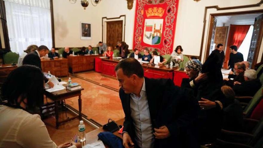 Pleno en el Ayuntamiento de Zamora.