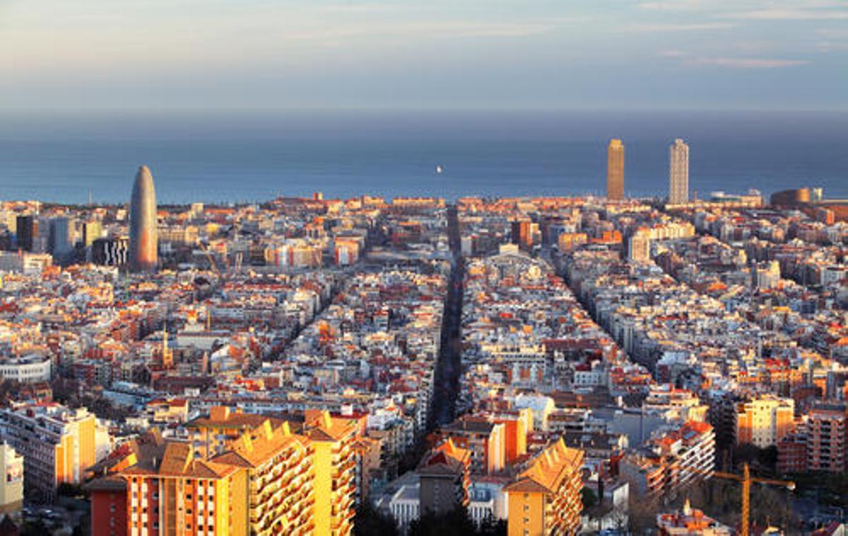 Vista de la ciudad de Barcelona.