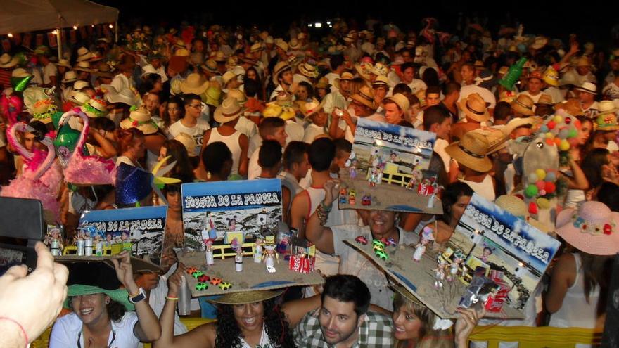 Celebración de la Fiesta de la Pamela en el Caletón Blanco en una edición pasada.