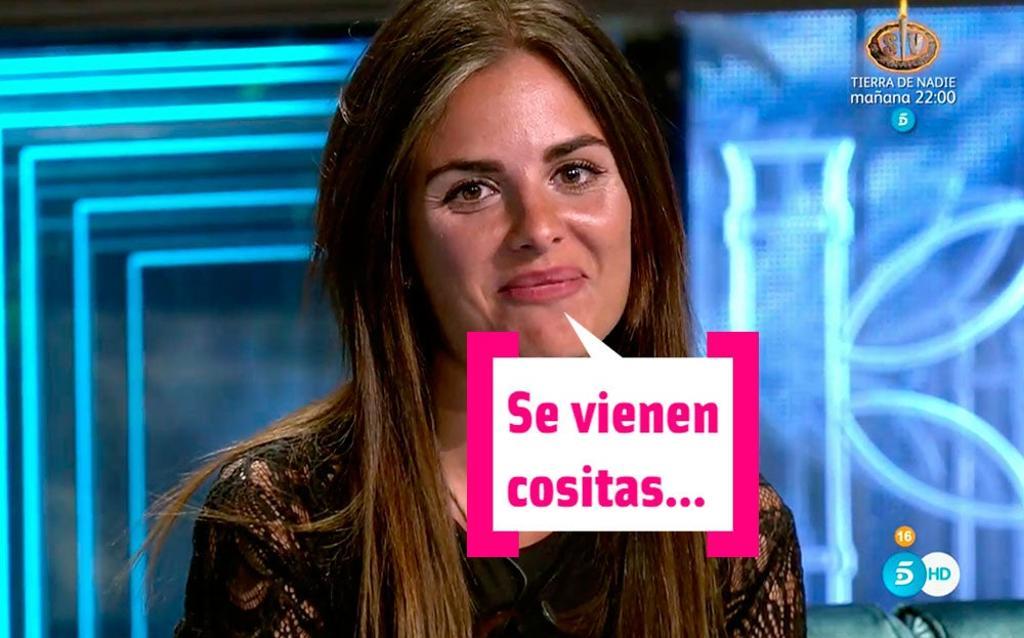 Alexia Rivas en el plató de 'Supervivientes'