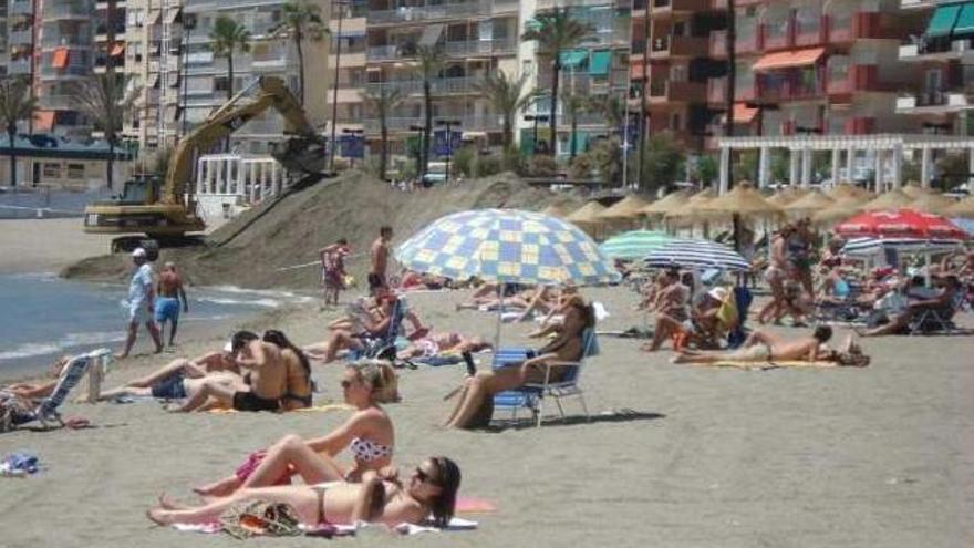 Imagen de una playa de Fuengirola.