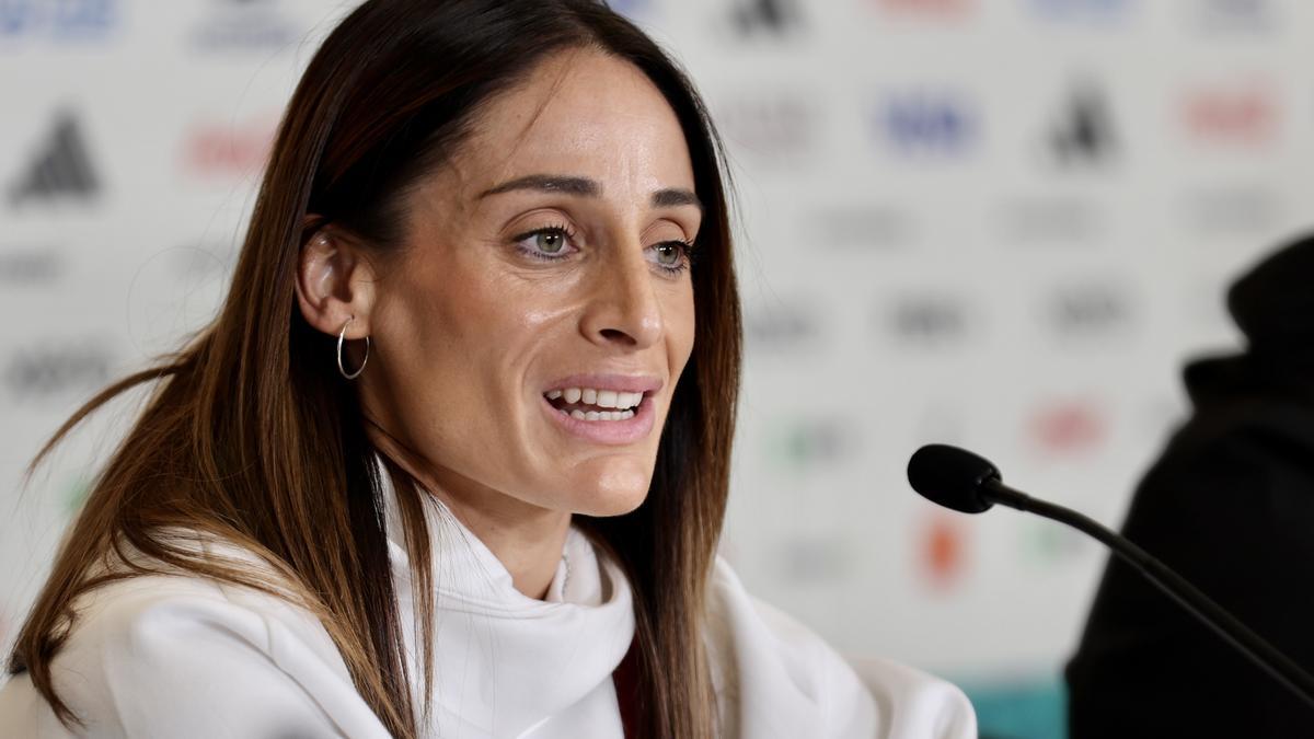 Esther González, en rueda de prensa.