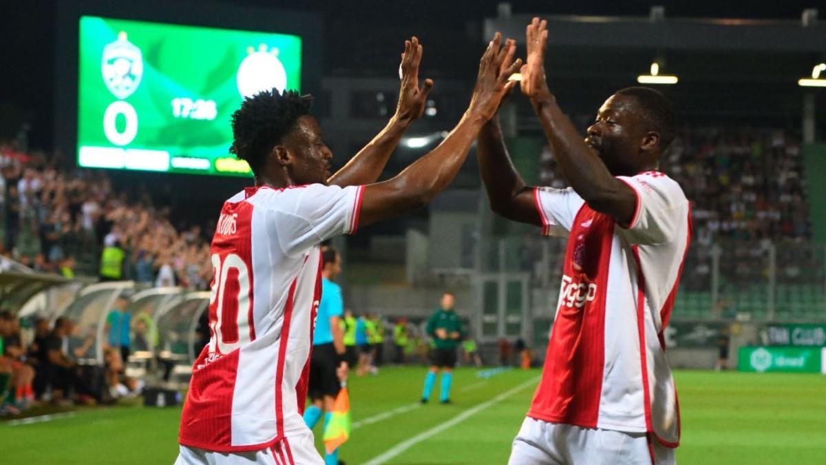 Kudus celebra uno de sus goles ante el Ludogorets