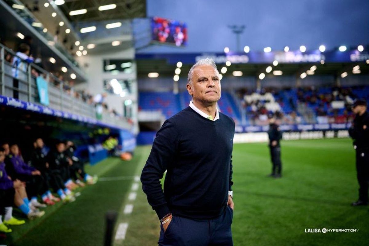 Pellicer, en Ipurúa, tras el SD Eibar 2-2 Málaga CF