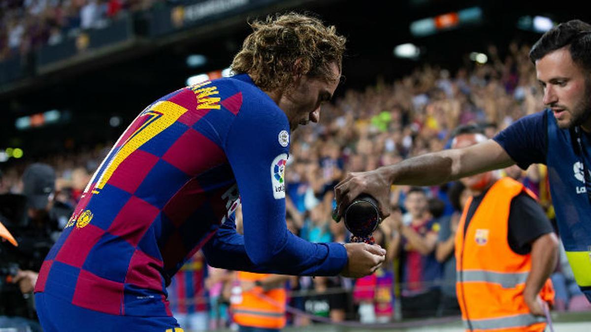 El Community Manager del Barça fue el que dio a Griezmann el confeti