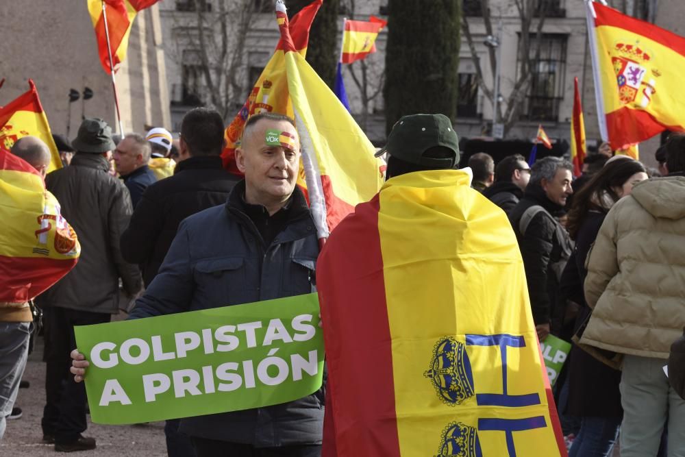 Las imágenes de la concentración en Madrid.