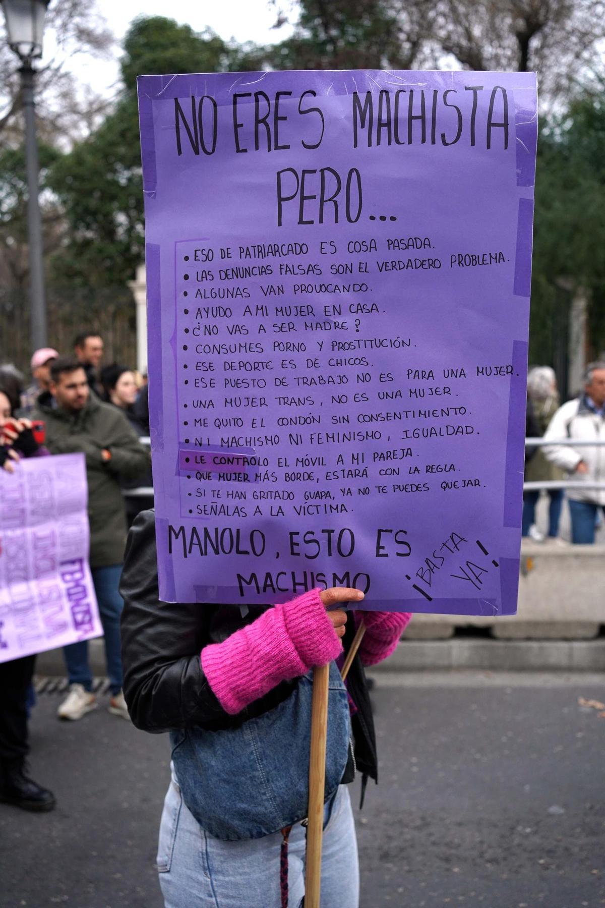 Madrid se moviliza el 8M, día internacional de la mujer