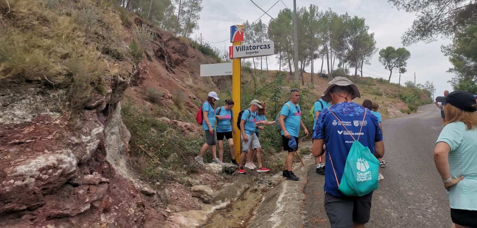 Más de un centenar de peregrinos concluye la segunda etapa del Camino de Santiago desde Sagunt