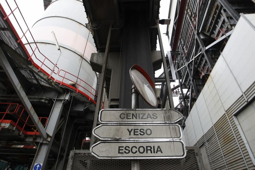 Visita a la Central Térmica de Soto de Ribera por las obras de mejora y ampliación