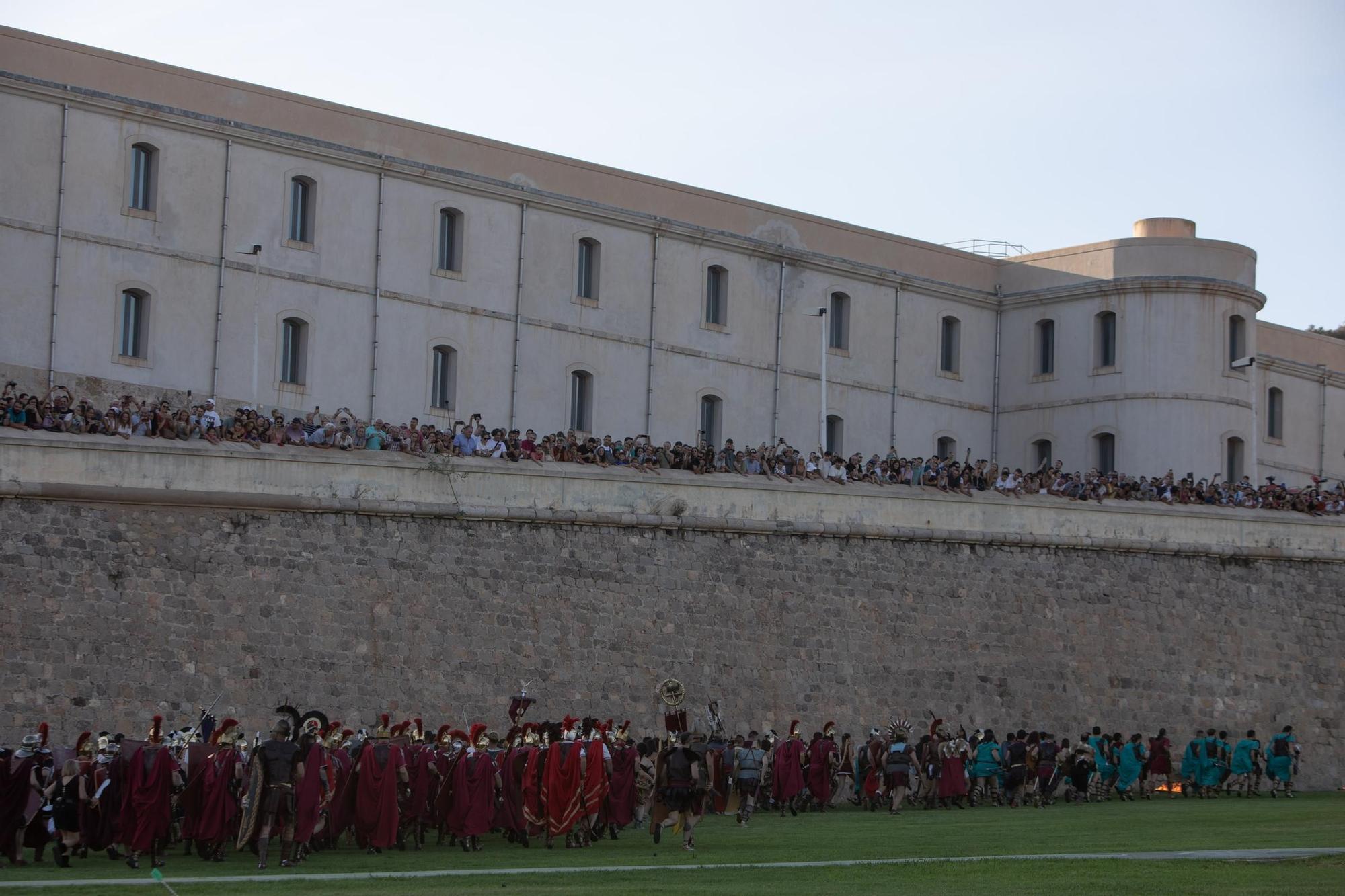 Batalla de Carthagineses y Romanos