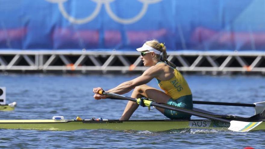 Kim Brennan, oro en remo skiff femenino.