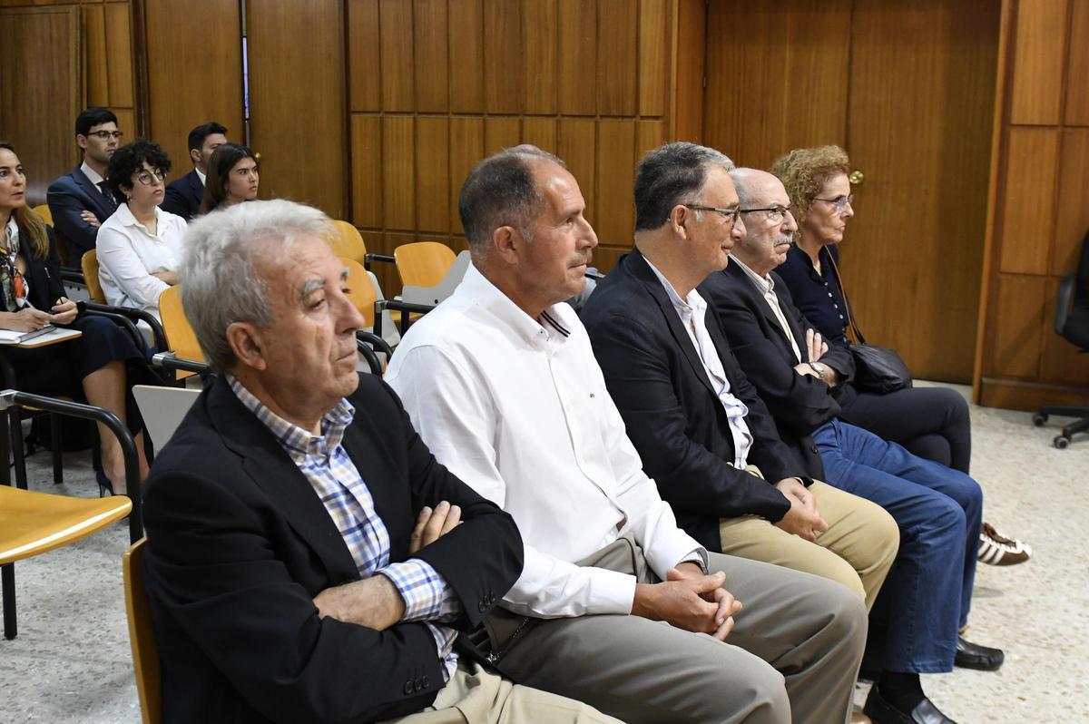 Banquillo del juicio de Novo Carthago, este martes