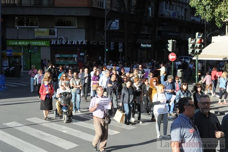 Manifestación contra la violencia patriarcal en Murcia