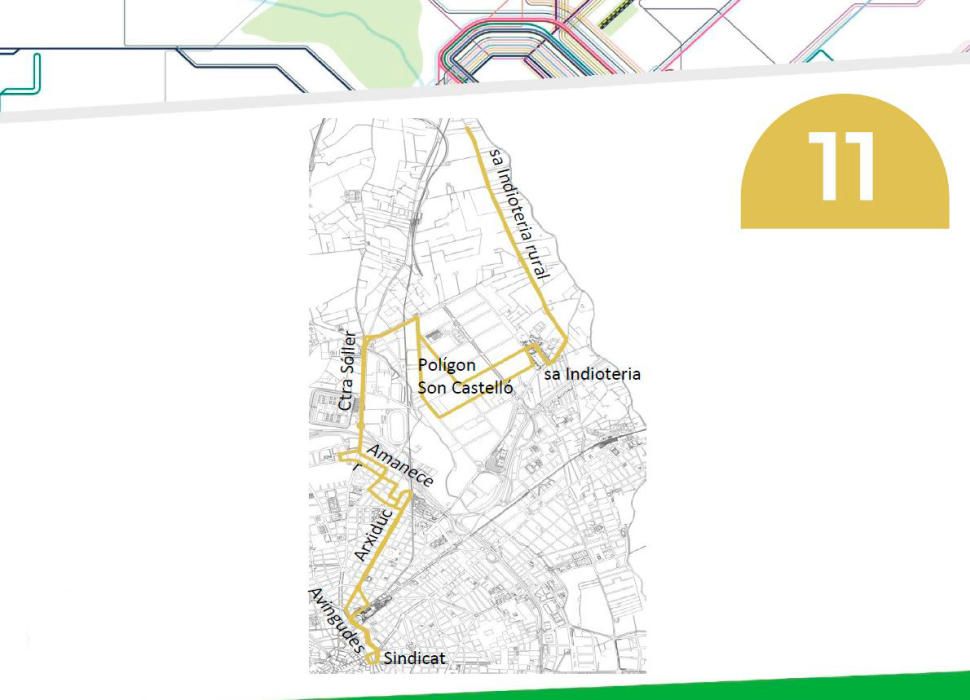 Consulta las nuevas líneas de autobuses de Palma