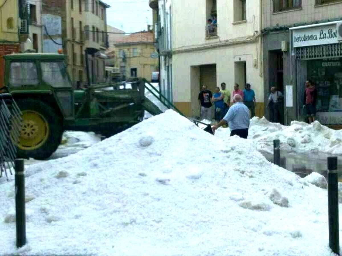 Más de 45.000 hectáreas han sido dañadas por el granizo
