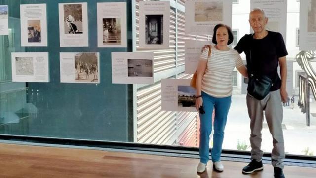José Manuel del Barrio y María Luisa Ibáñez, en la exposición que se inauguró en el Museo Reina Sofía. | CEDIDA