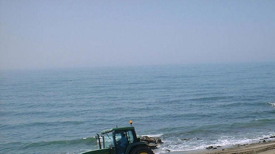 Mejoras. Imagen de la playa de la Buganvilla.