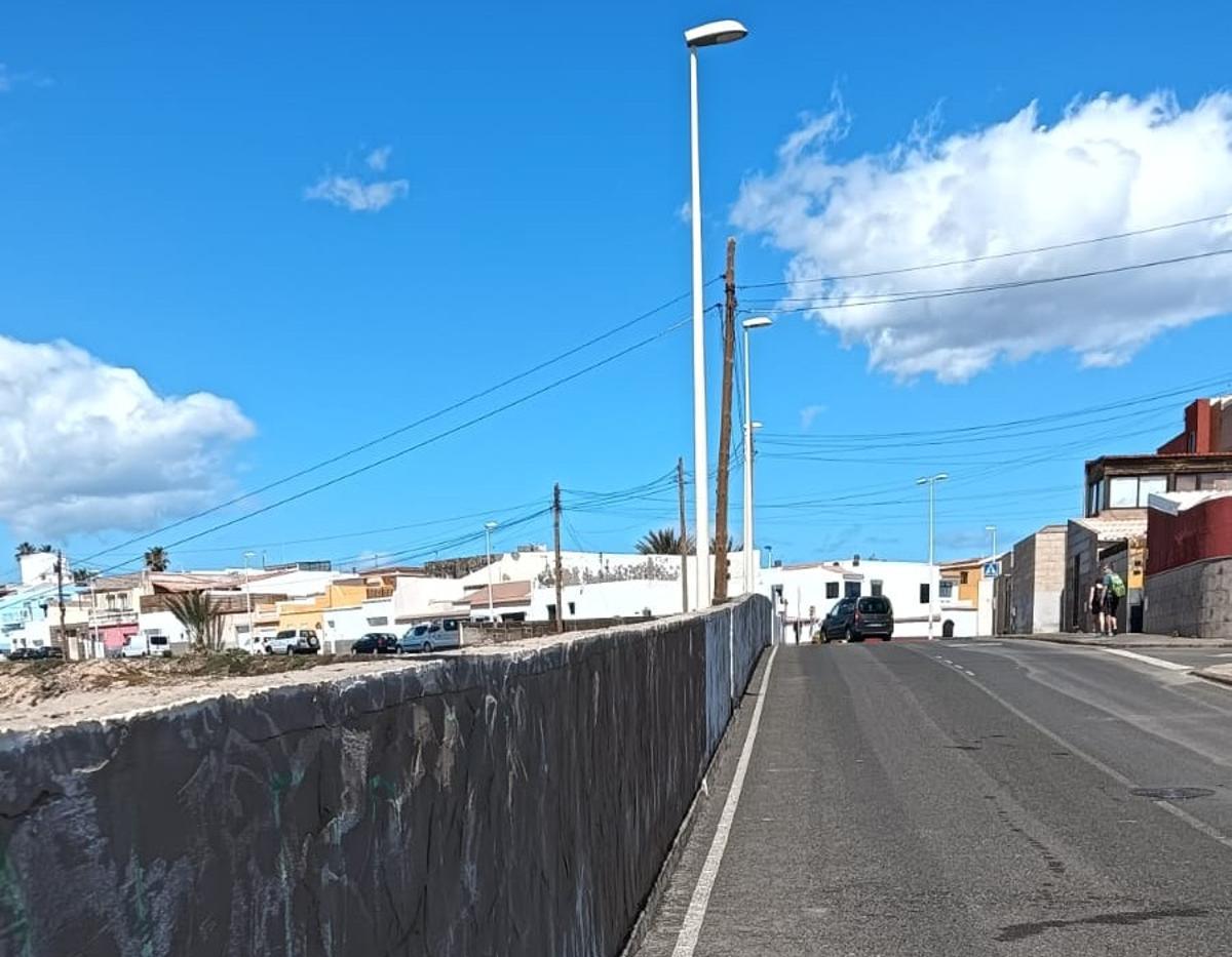 Calle Orquídea en La Garita, Telde.