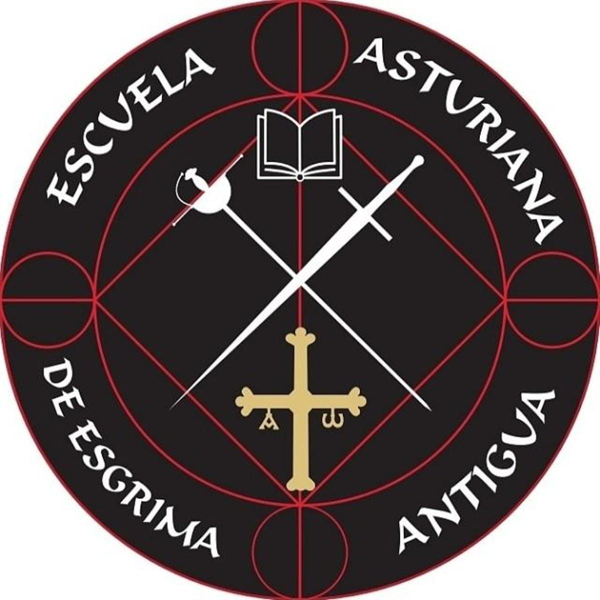 Logo de la Escuela Asturiana de Esgrima Antigua