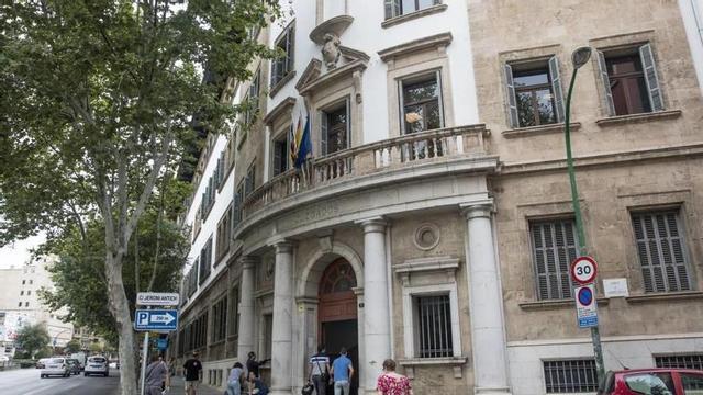 Juzgados de Vía Alemania, en Palma, donde el hombre reconoció los hechos y aceptó la condena.