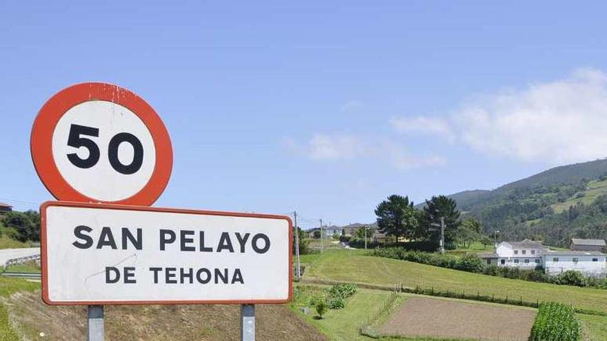 El pueblo de San Pelayo de Tehona.
