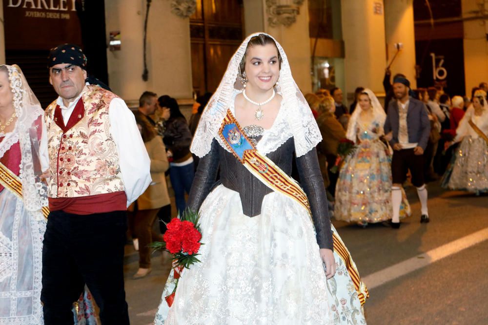 Desfile de Sandra Gómez en la Ofrenda