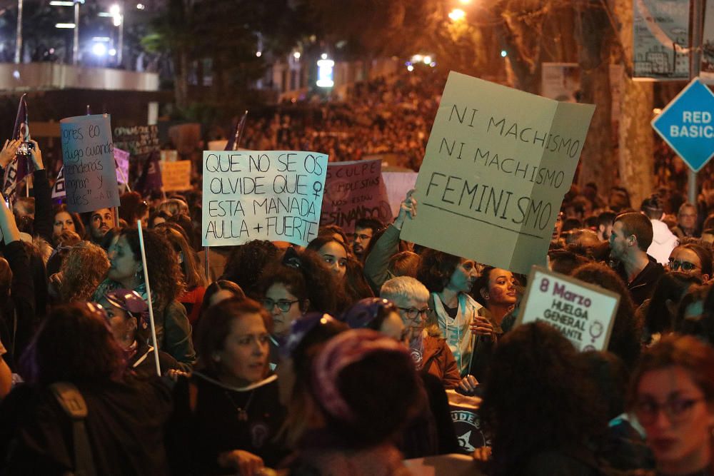 Manifestaciones por el 8M en Málaga