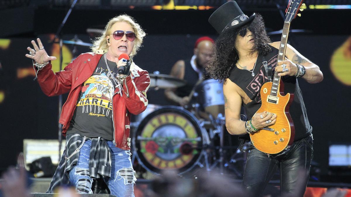 Concierto de Guns N' Roses en España en 2007.