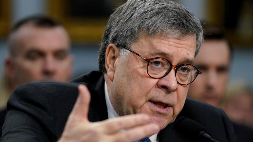 El fiscal general de EEUU, William Barr.