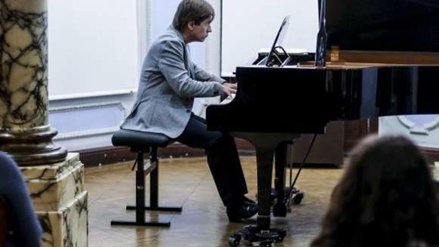 Mario Prisuelos, en el Conservatorio