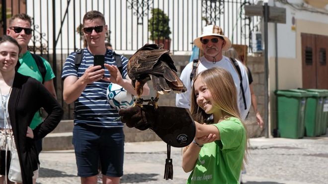 Los animales de la feria Ibiza Medieval, en imágenes
