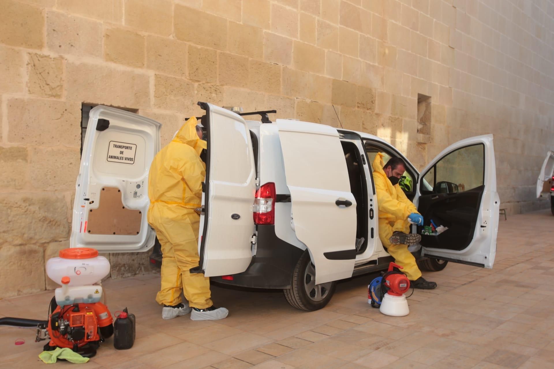 Desinfectan el monasterio de Santa Faz tras un brote que afecta a nueve monjas