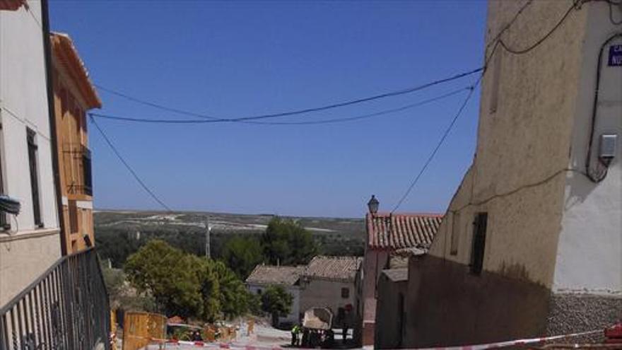 El ayuntamiento realiza obras de renovación en la calle Goya