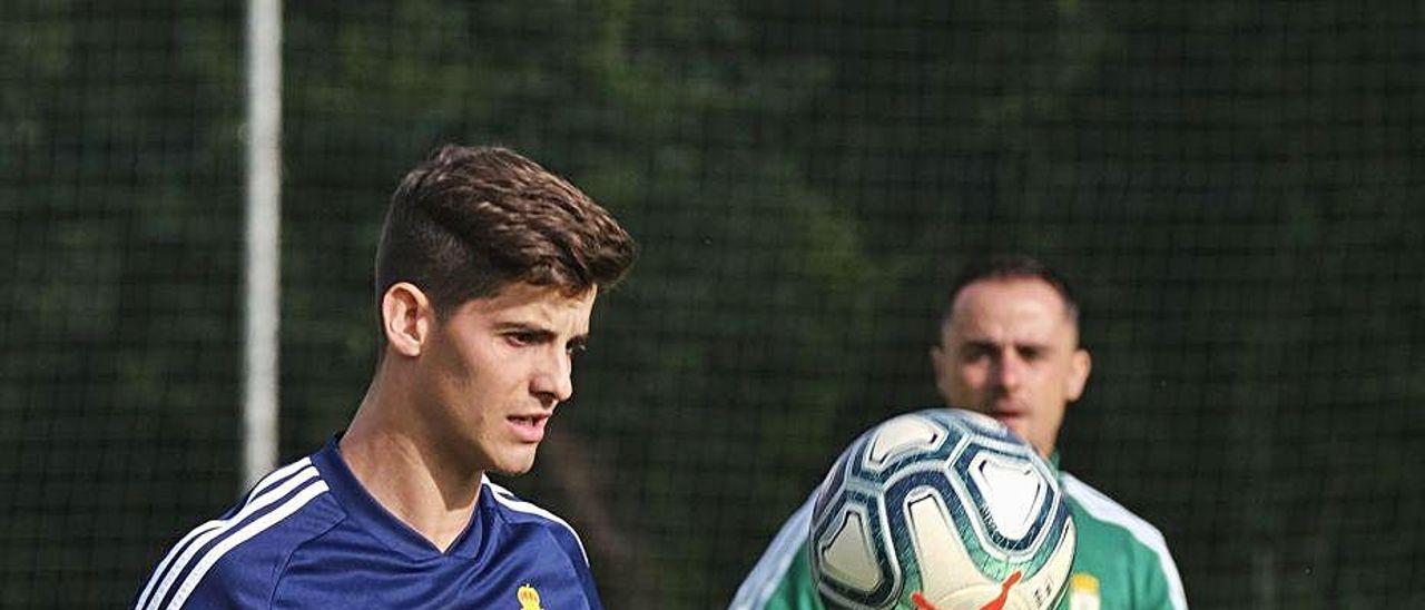 Riki, en un entrenamiento en El Requexón. | Irma Collín