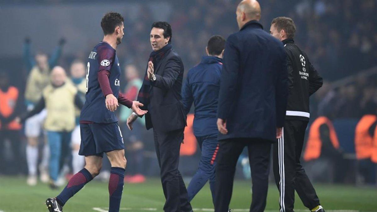 Thiago Motta culpabilizó a Unai Emery del 6-1 del Barça-PSG del 2017