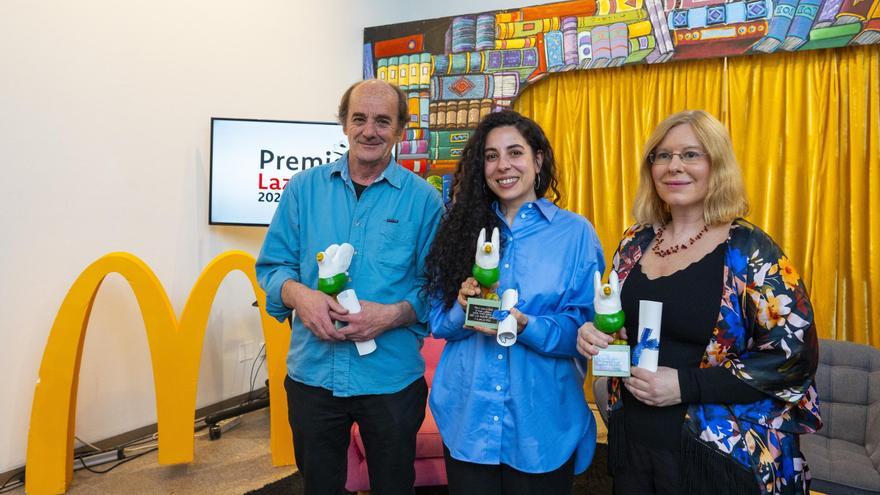 Cristina Alonso Ibáñez, Nerea Pérez y José Luis Maestro, Premios Lazarillo 2024