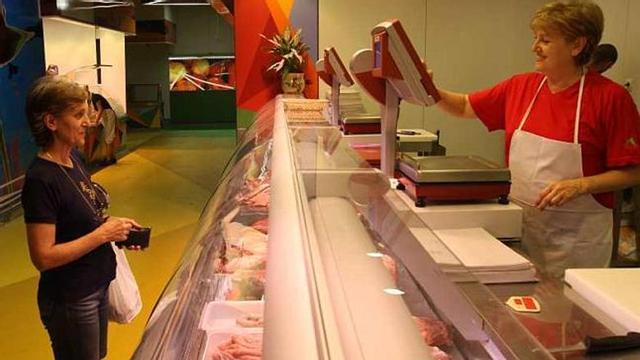 Uno de los puestos del Mercado que abrió sus puertas semanas atrás