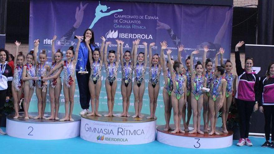 El Club de Gimnasia Rítmica de Llíria gana el oro en el campeonato de España