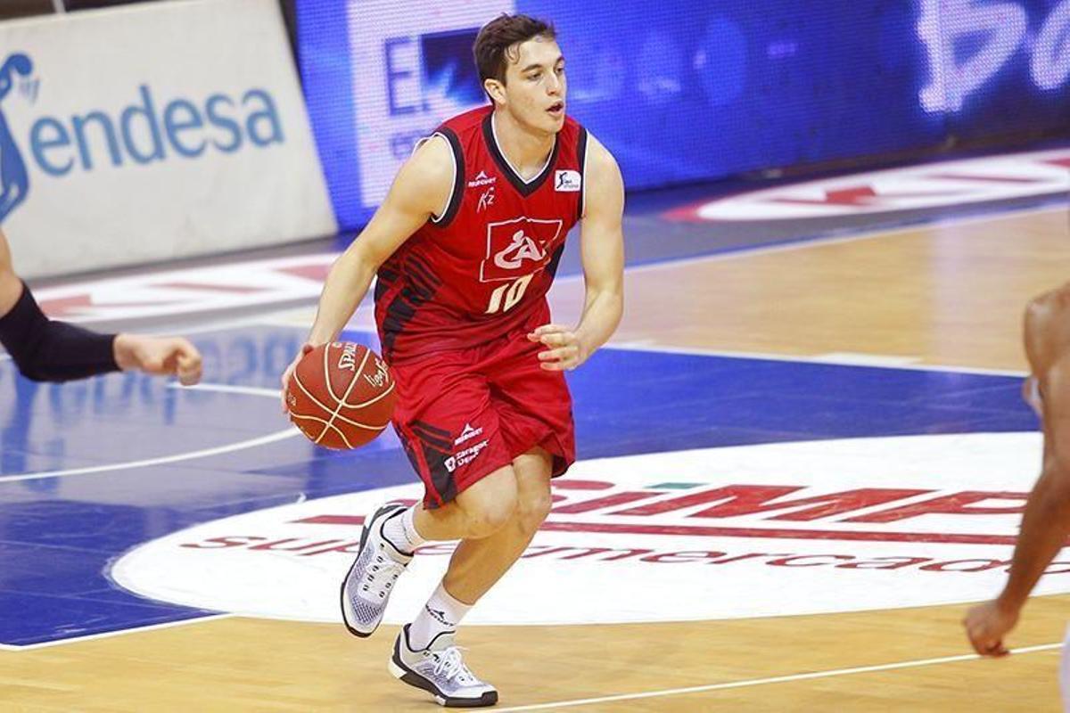 Sergi García, durante su primera etapa en Zaragoza