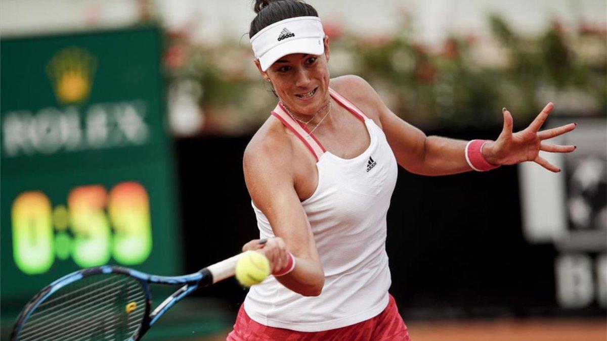 Muguruza buscaba la final de Roma