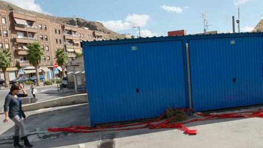 Las cocheras, en el barrio de Capuchinos.