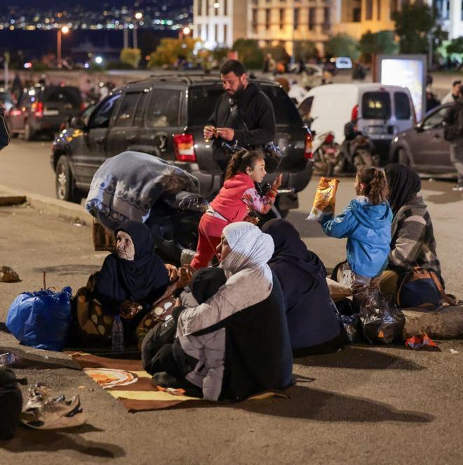 La fugida forçada de 700.000 libanesos