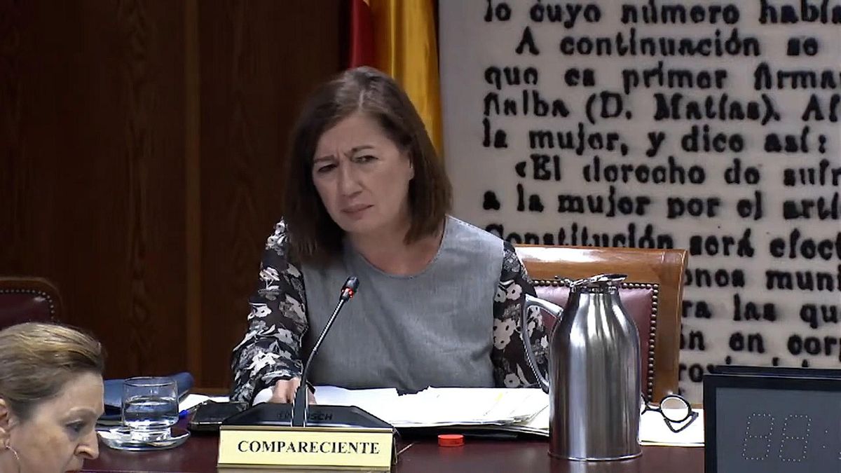 VÍDEO | Armengol negó conocer a Aldama en la Comisión de Investigación del caso mascarillas del Senado